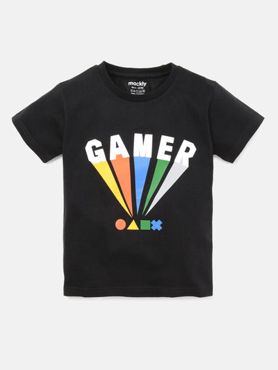 Gamer Boys Printed Cotton T-Shirt