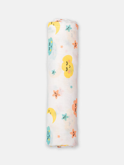 Babyclan Muslin Bath Towel | Soft, Lightweight & Gentle on Skin