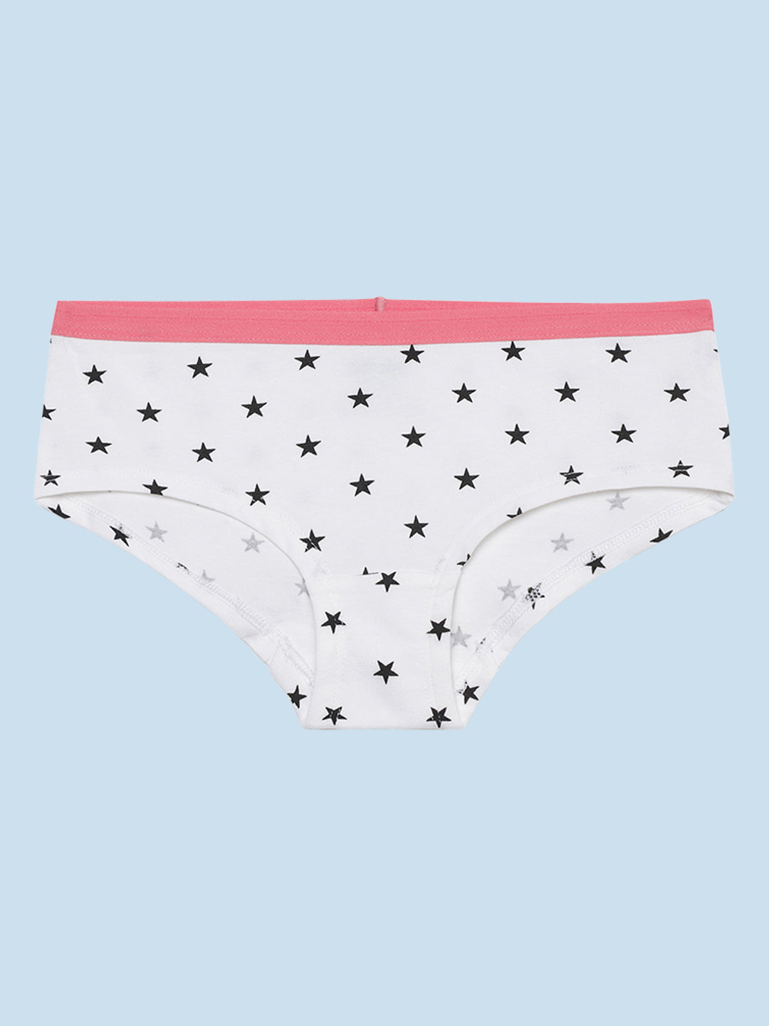 Mackly Girls Printed Cotton Hipster, Pack of 3