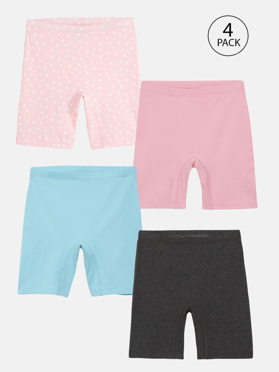 Girls Innershorts, Pack of 4