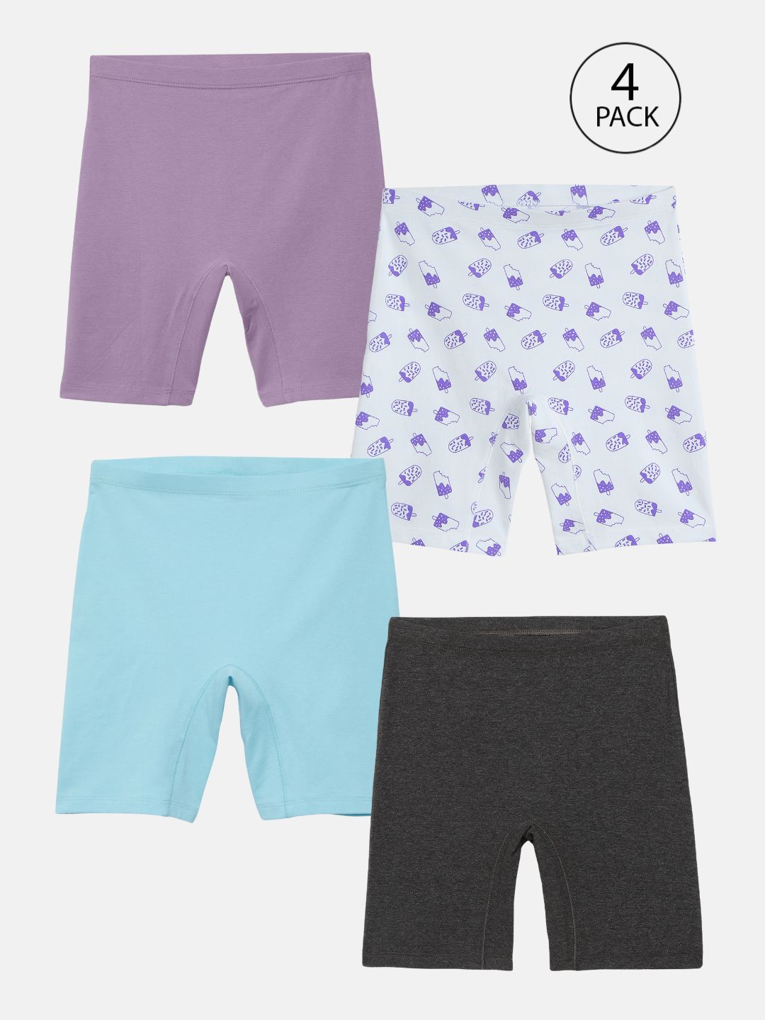 Girls Innershorts, Pack of 4