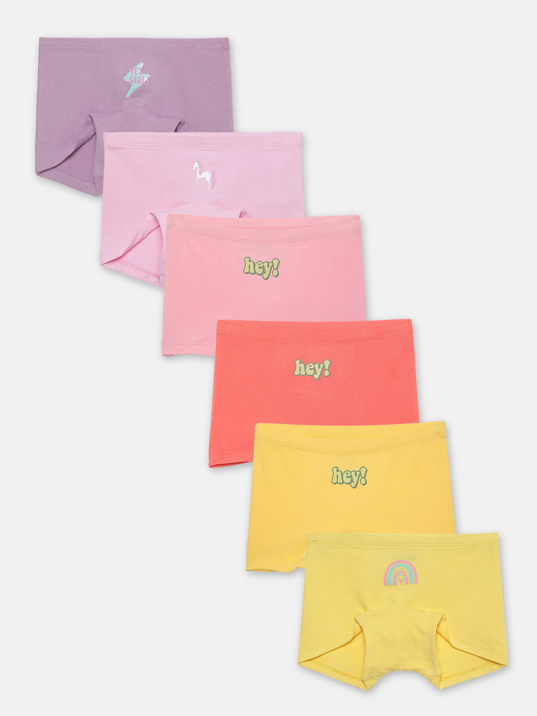Girls Boxers - Pack of 6