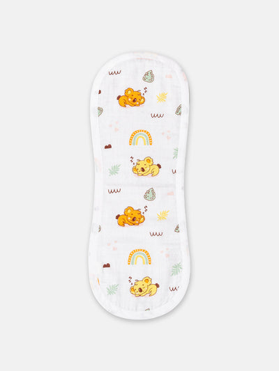 Babyclan Muslin Burp Cloth – Pack of 2 | Soft, Absorbent & Gentle for Newborns