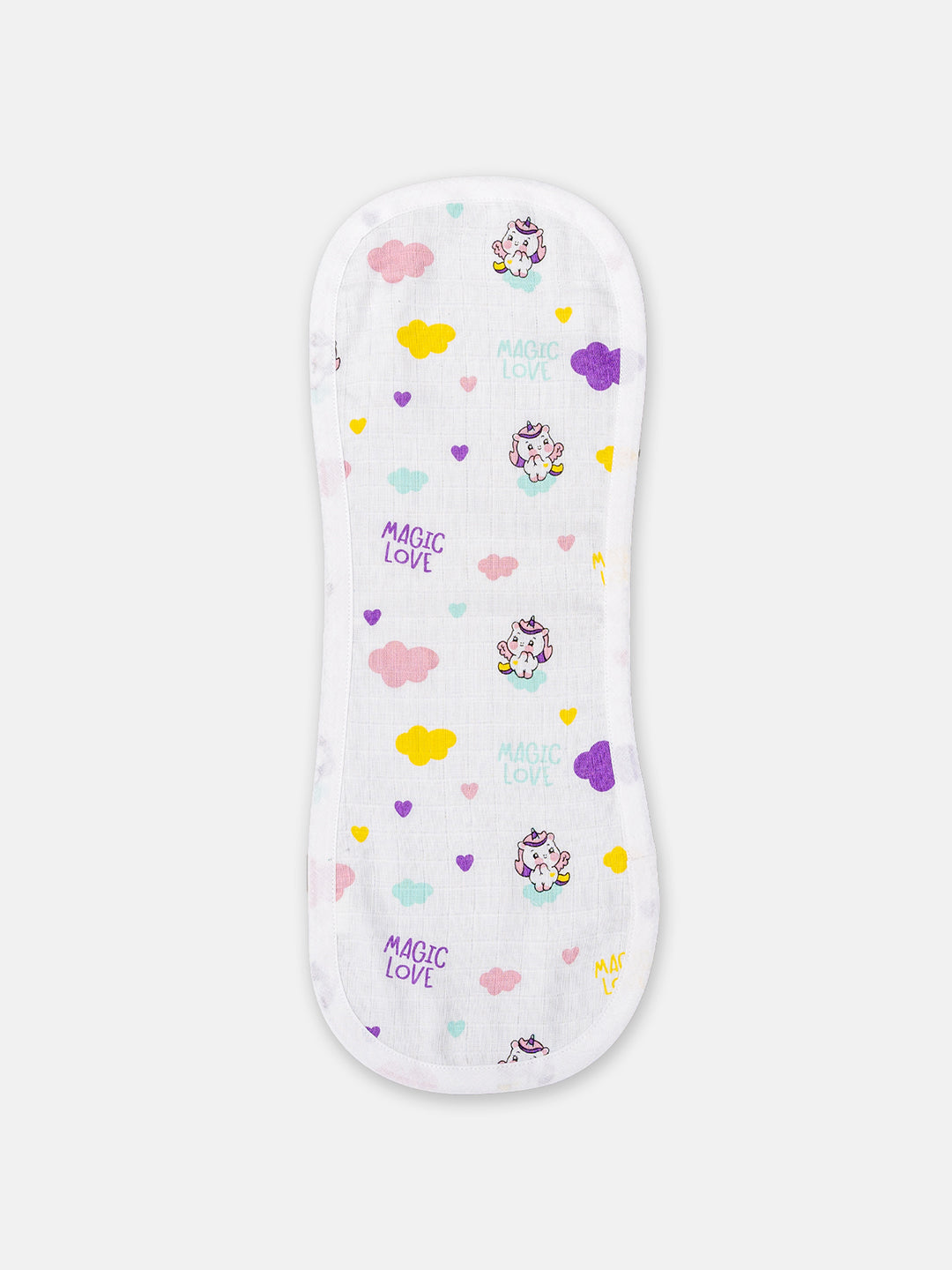 Babyclan Muslin Burp Cloth – Pack of 2 | Soft, Absorbent & Gentle for Newborns