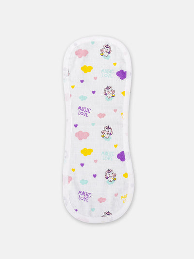 Babyclan Muslin Burp Cloth – Pack of 2 | Soft, Absorbent & Gentle for Newborns