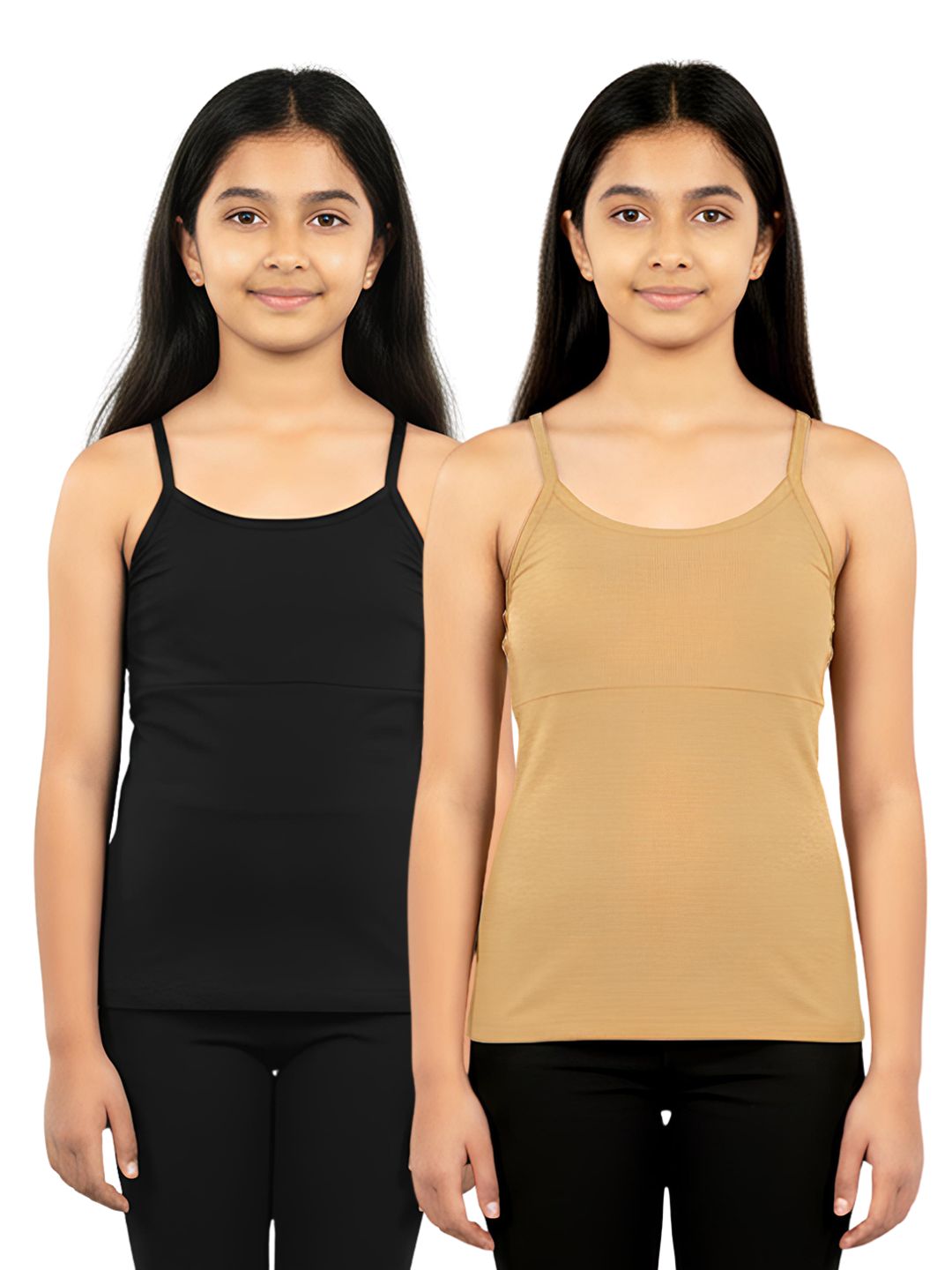 Girls Padded Camisole - Pack of 2
