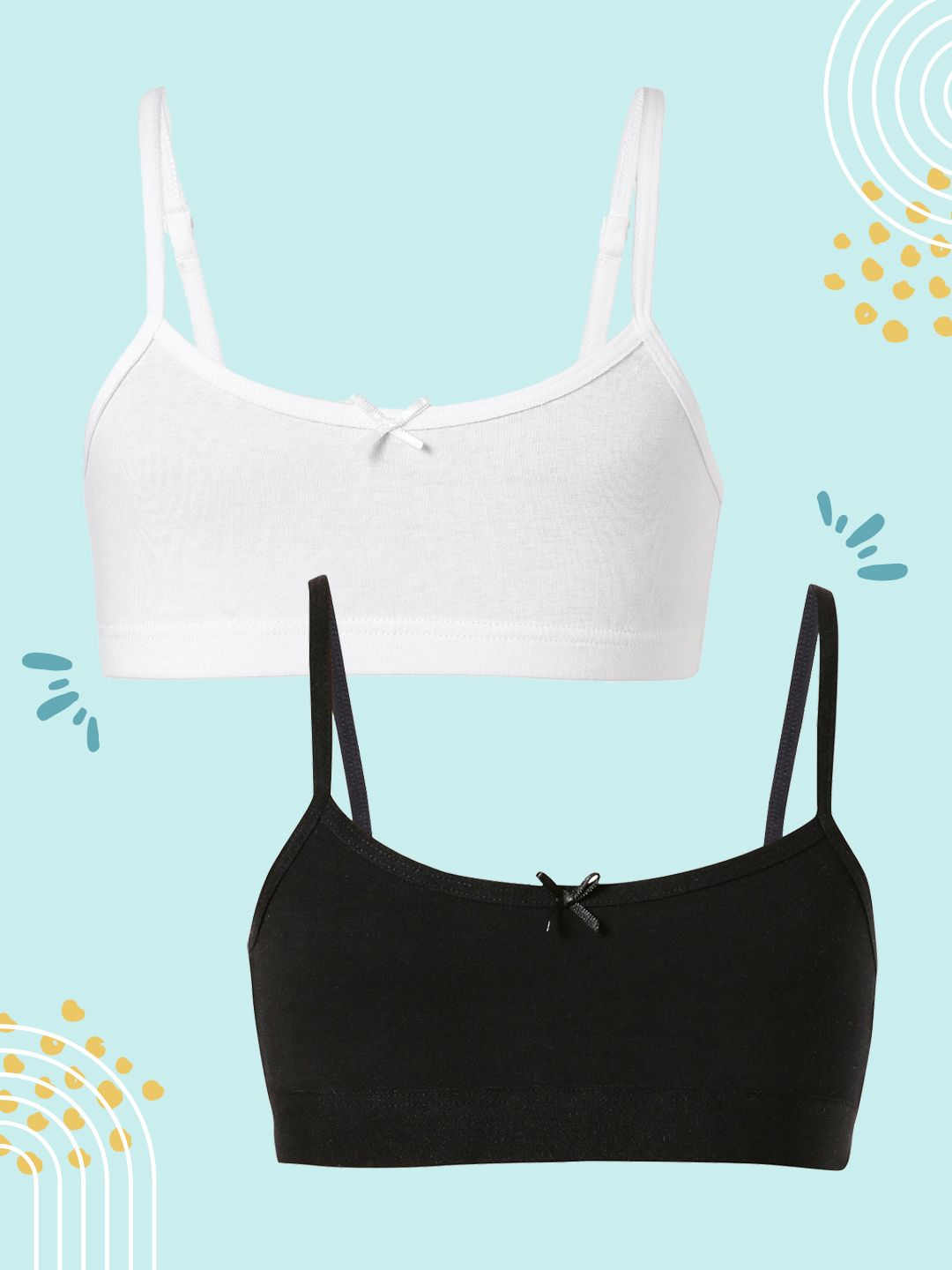 Trainer Bra , Black/White