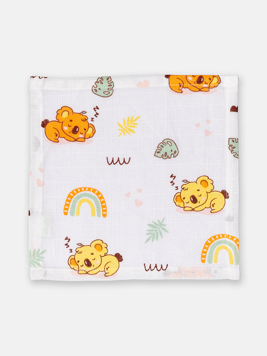 Babyclan Muslin Cloth Wipes – Pack of 4 | Soft, Reusable & Gentle on Baby’s Skin
