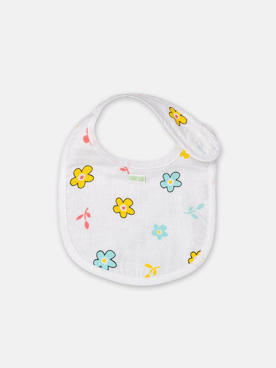 Babyclan Muslin Bibs – Pack of 2 | Soft, Absorbent & Gentle for Feeding Time
