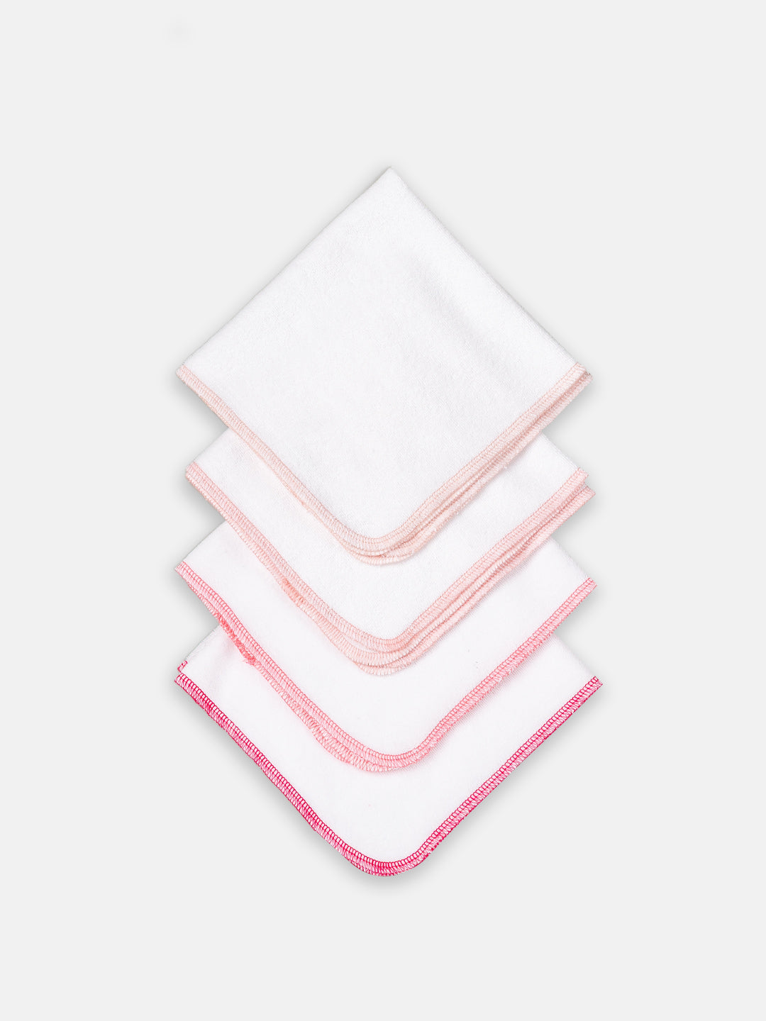 Babyclan Muslin Terry Towel – Pack of 4 | Soft Muslin & Absorbent Terry for Newborns