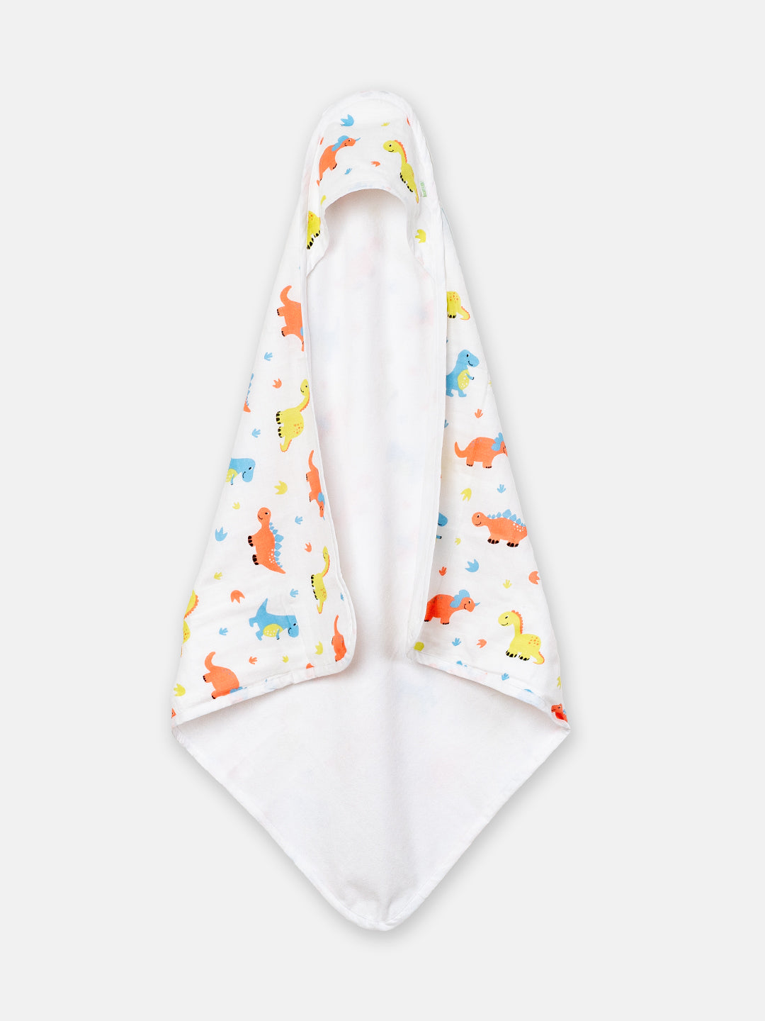 Babyclan Muslin Hooded Terry Towel | Soft Muslin & Absorbent Terry