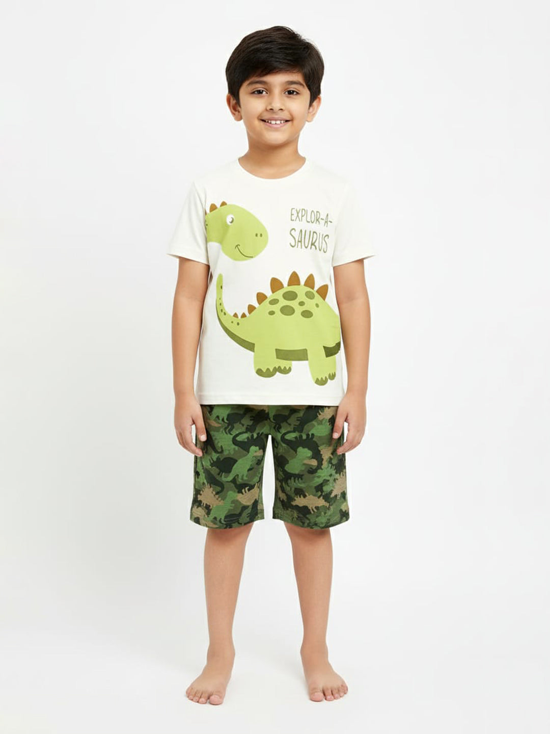 Top & Shorts Set | Explor-a-saurus