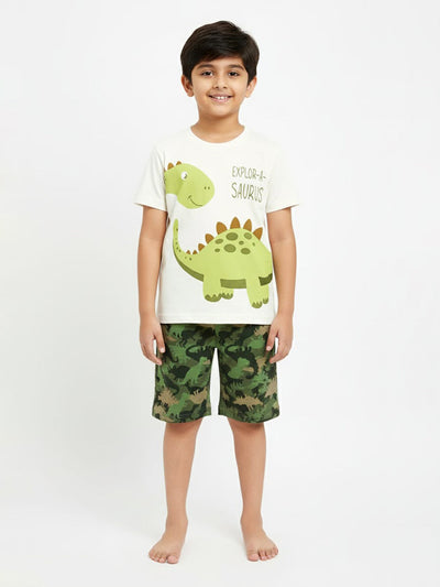 Top & Shorts Set | Explor-a-saurus