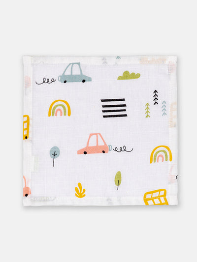 Babyclan Muslin Cloth Wipes – Pack of 4 | Soft, Reusable & Gentle on Baby’s Skin