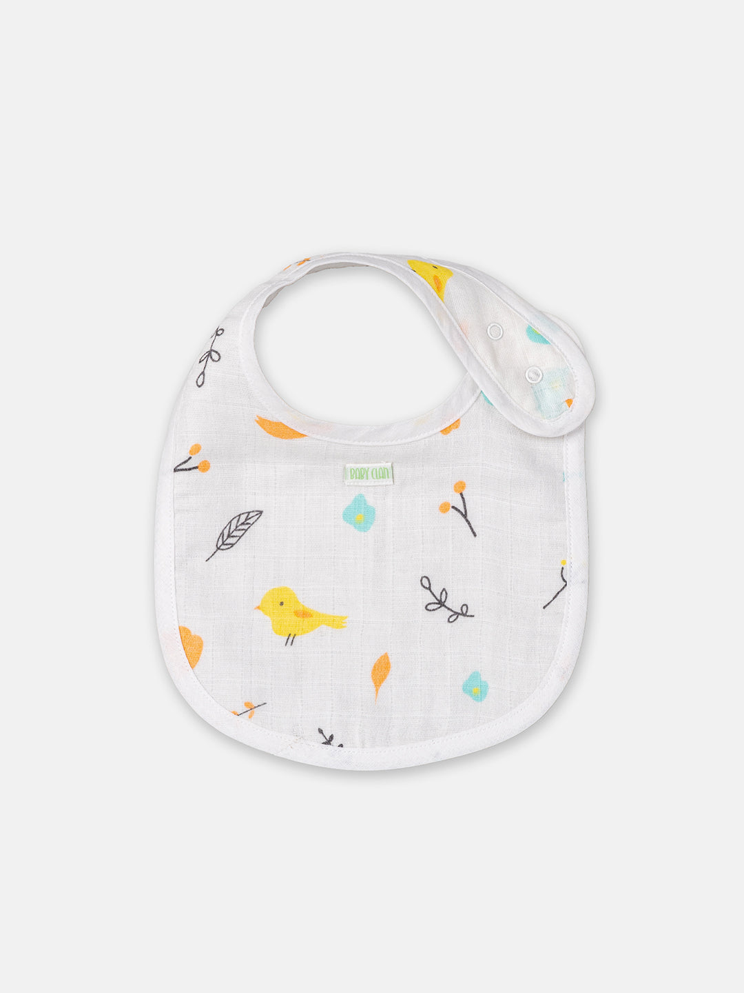 Babyclan Muslin Bib | Soft, Absorbent & Gentle for Feeding Time