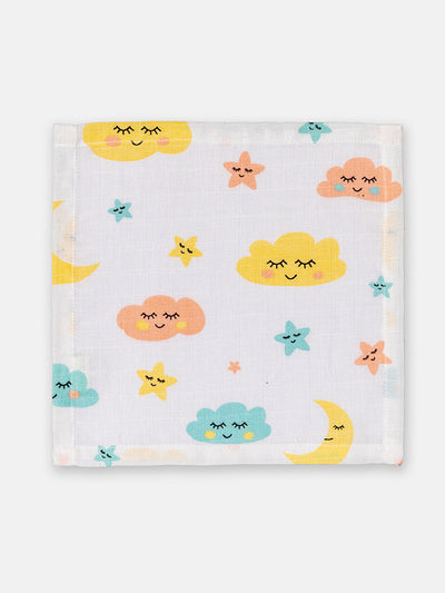 Babyclan Muslin Cloth Wipes – Pack of 4 | Soft, Reusable & Gentle on Baby’s Skin