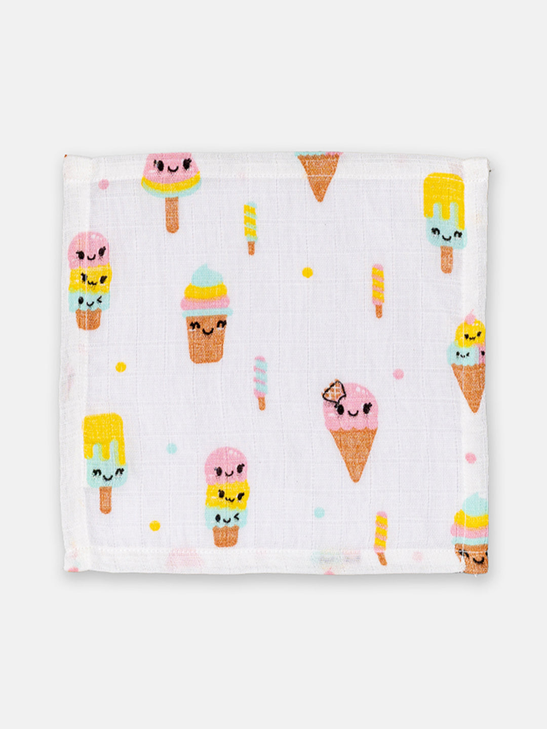 Babyclan Muslin Cloth Wipes – Pack of 4 | Soft, Reusable & Gentle on Baby’s Skin