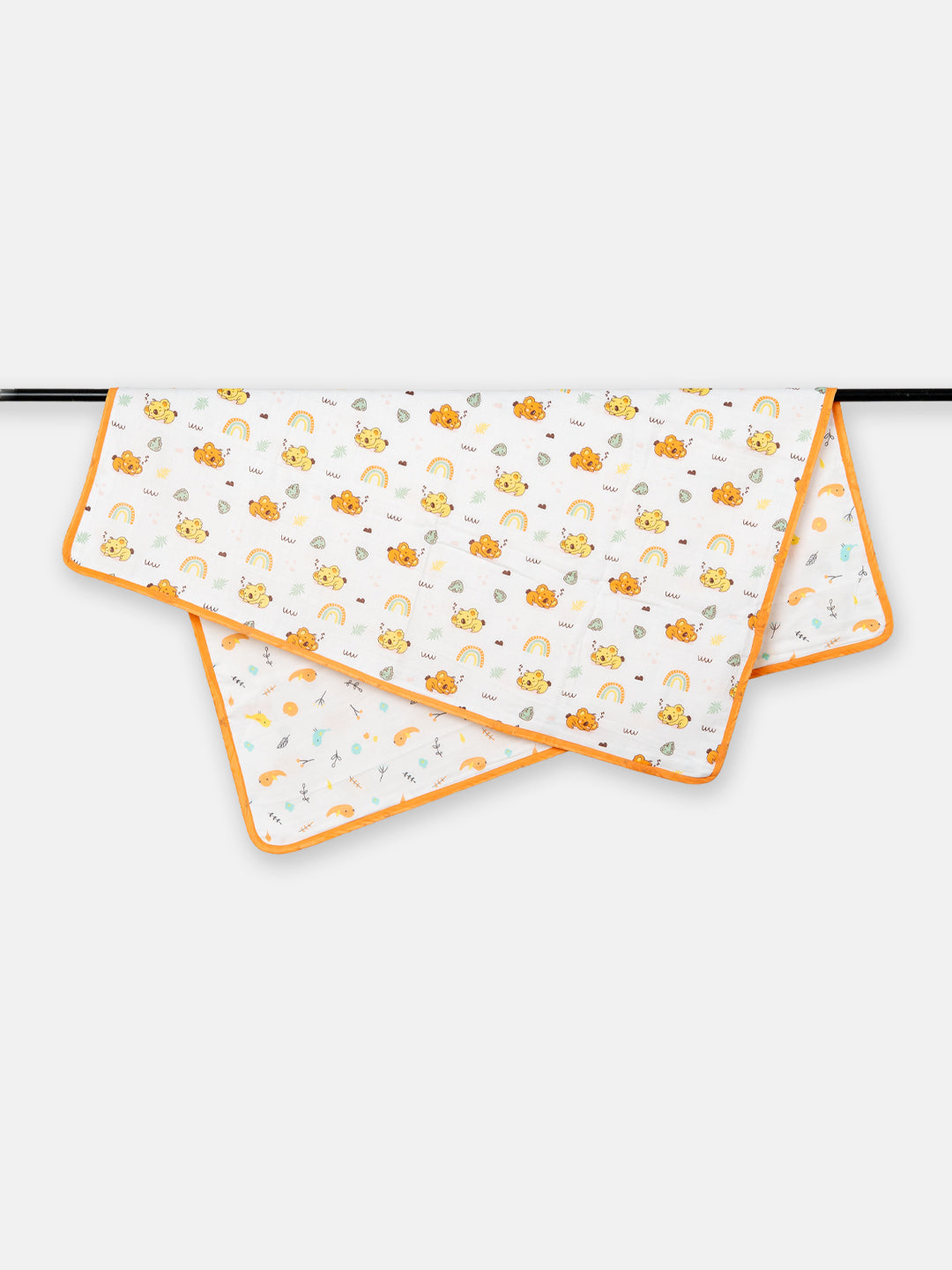 Babyclan Muslin Reversible Blanket/Swaddle | Soft, Lightweight & Multi-Use