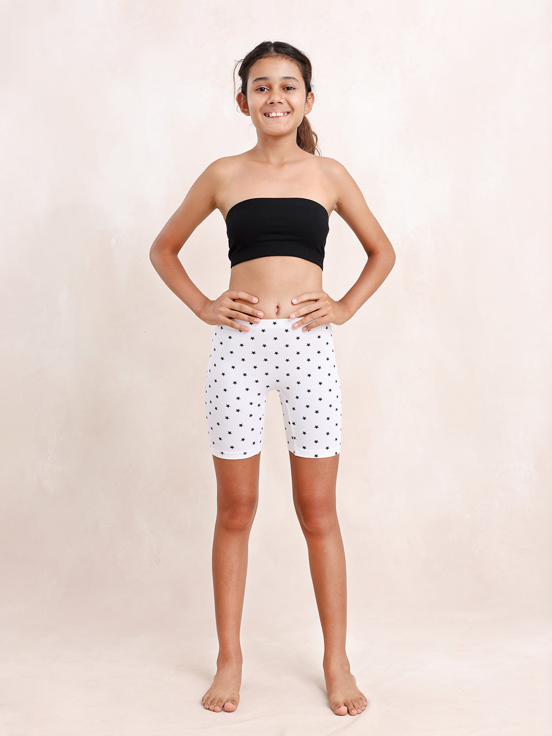 GIRLS TUBE BRA, BLACK