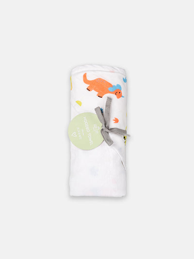 Babyclan Muslin Hooded Terry Towel | Soft Muslin & Absorbent Terry