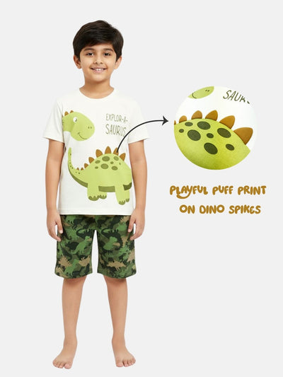 Top & Shorts Set | Explor-a-saurus