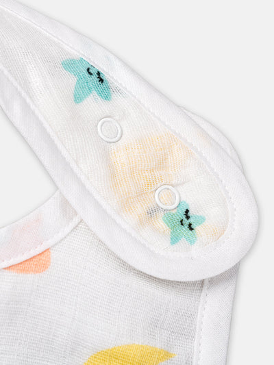 Babyclan Muslin Bibs – Pack of 2 | Soft, Absorbent & Gentle for Feeding Time