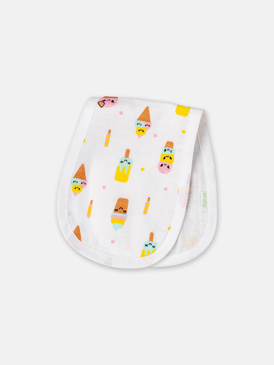 Babyclan Muslin Burp Cloth – Pack of 2 | Soft, Absorbent & Gentle for Newborns