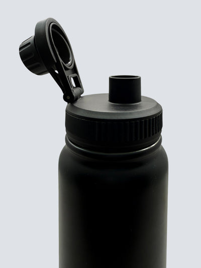 Kids Pro Sports Steel Water Bottle – Black | 800ML