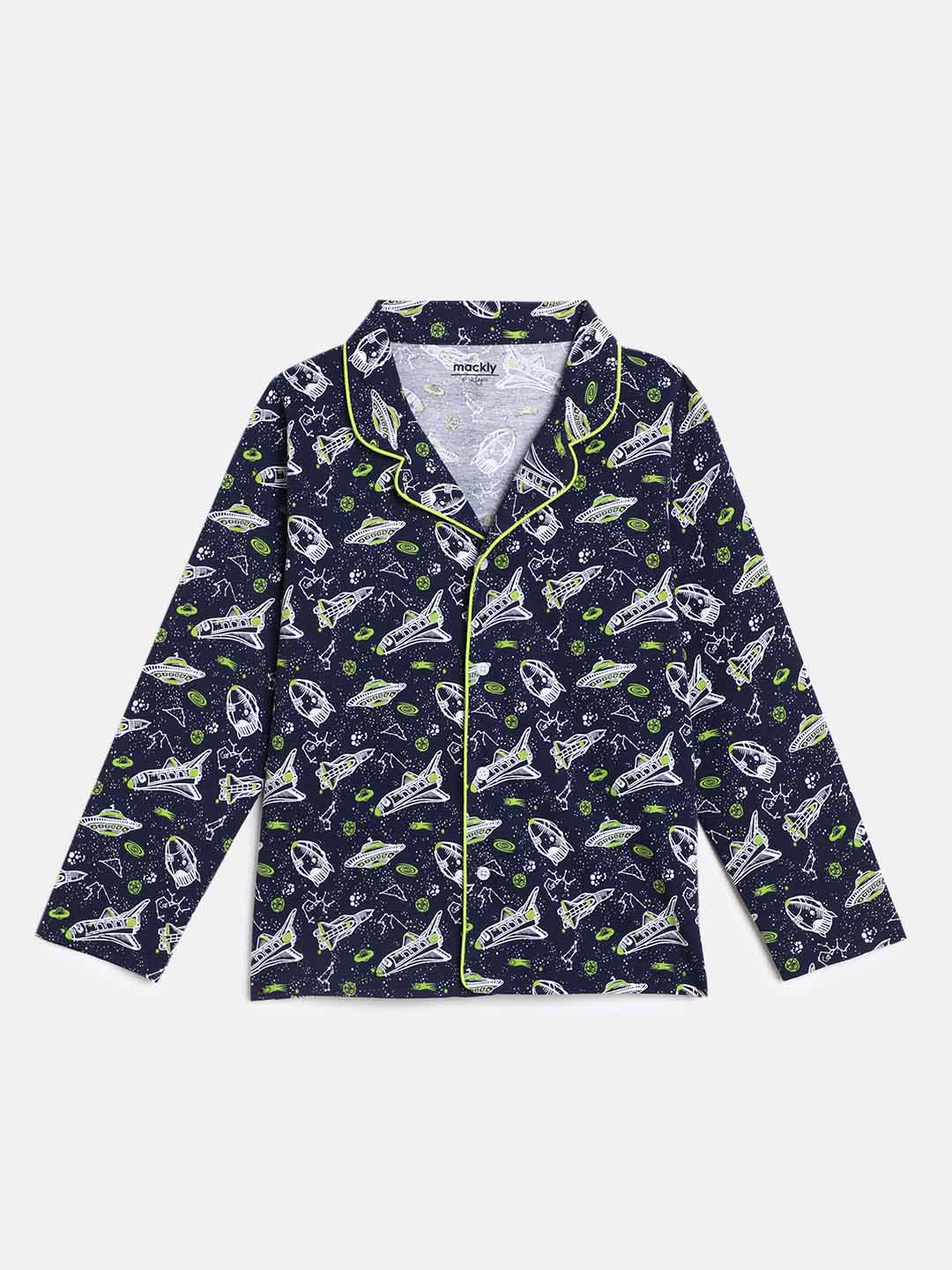 Boys Top & Pyjama Set - Space Explorer