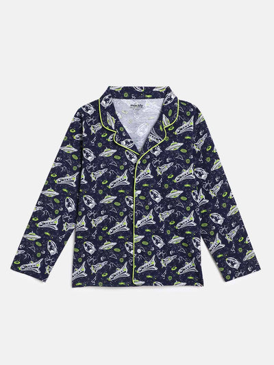 Boys Top & Pyjama Set - Space Explorer