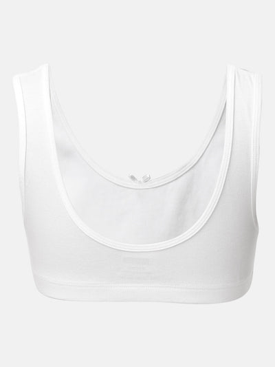 Girls Trainer Bra, Black/White