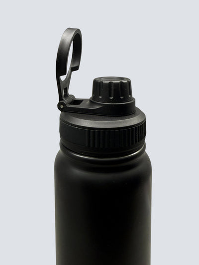 Kids Pro Sports Steel Water Bottle – Black | 800ML
