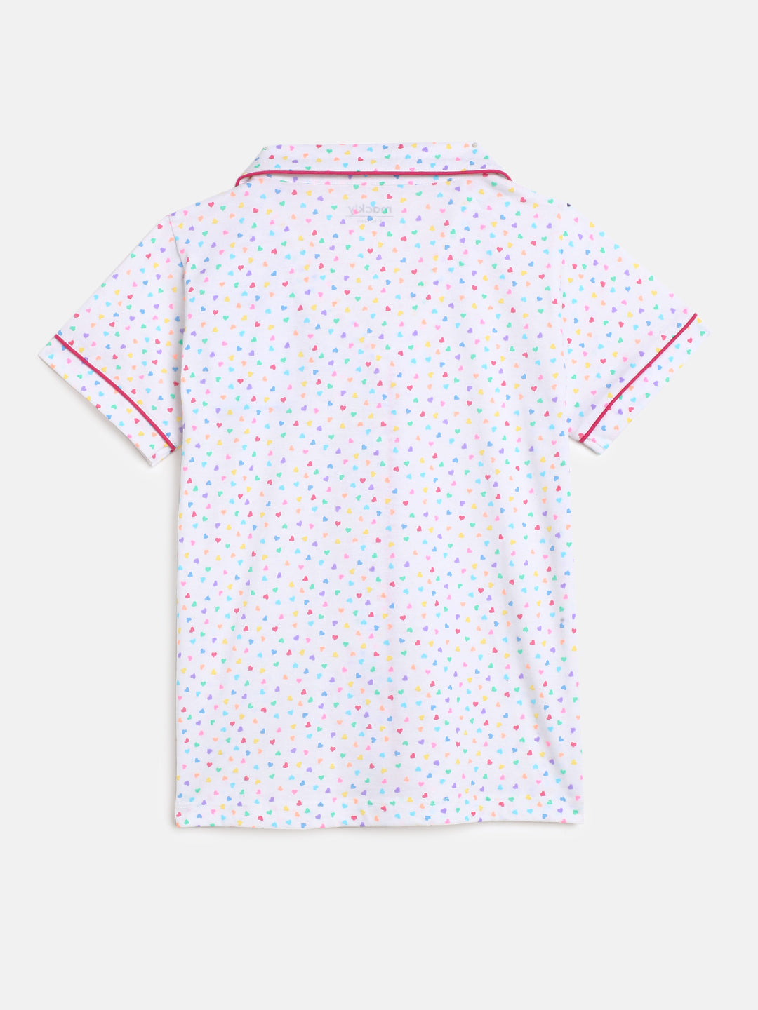 Girls Top & Pyjama Set - Tiny Hearts