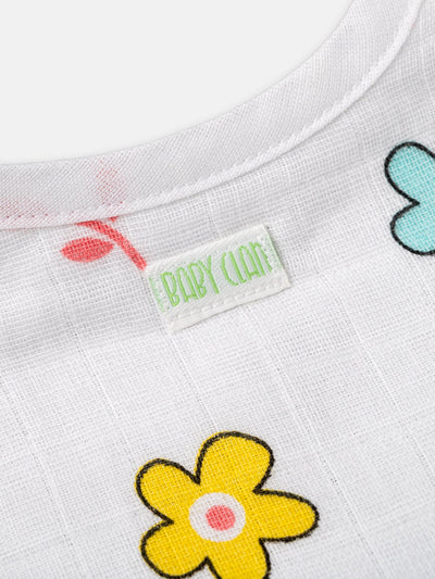 Babyclan Muslin Bib | Soft, Absorbent & Gentle for Feeding Time