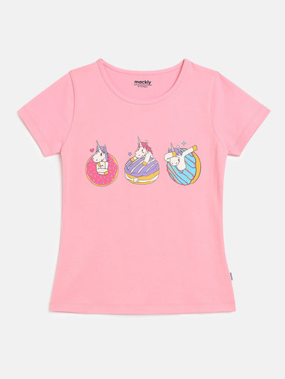 Girls Top & Pyjama Set - Unicorn Donut
