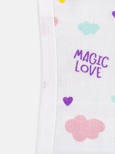 Babyclan Muslin Burp Cloth | Soft, Absorbent & Gentle on Baby Skin