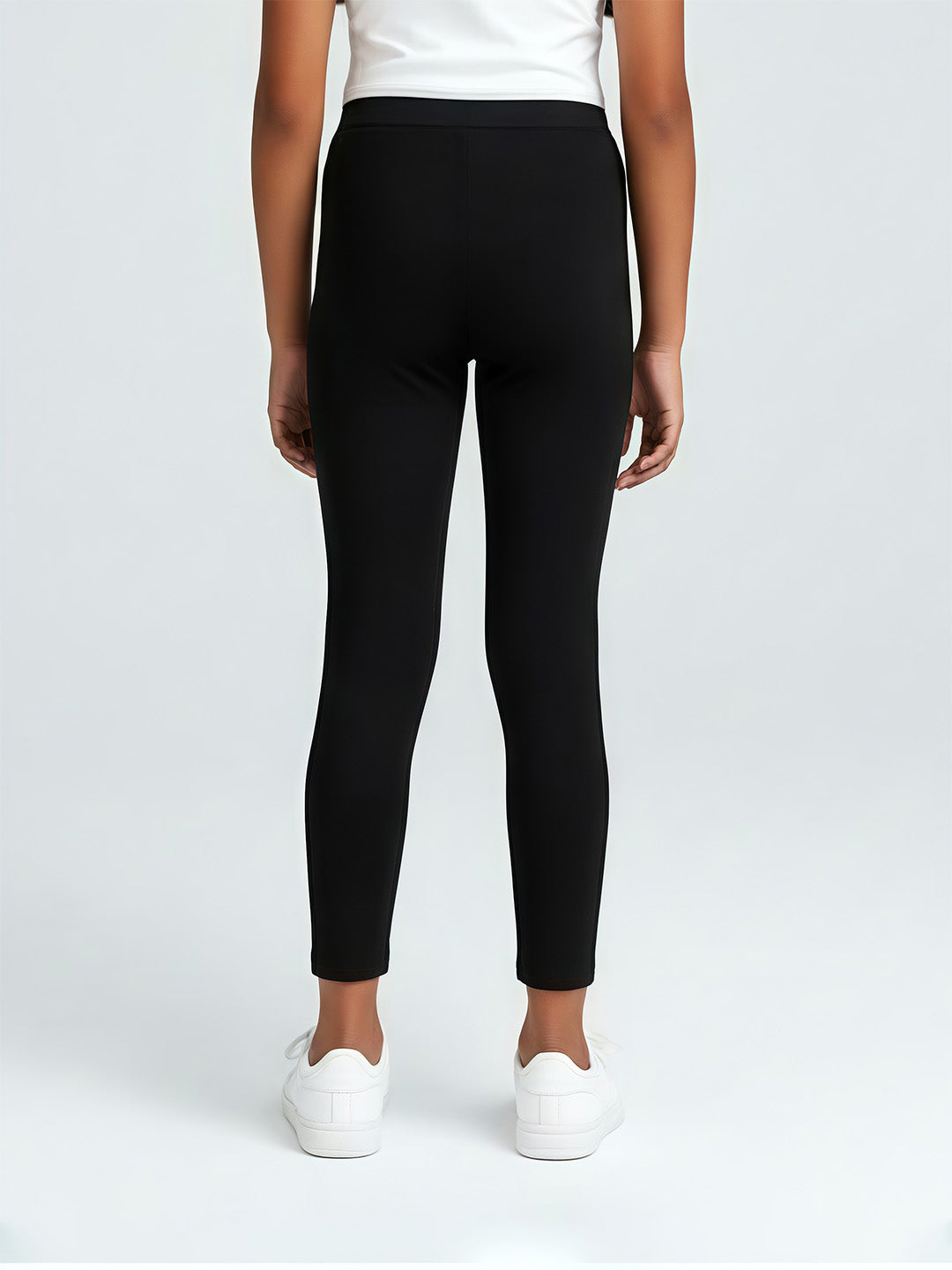 Girls Cotton Leggings - Pack of 2