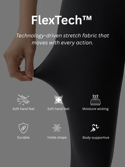 GIRLS FLEXTECH BIKER SHORTS - BLUE