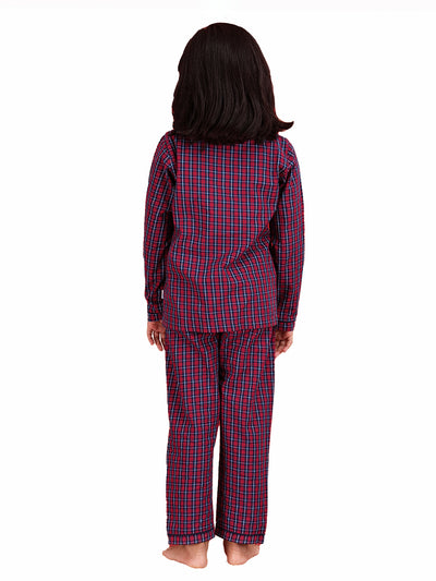 CLASSIC RED CHECKED - KIDS PJ SET