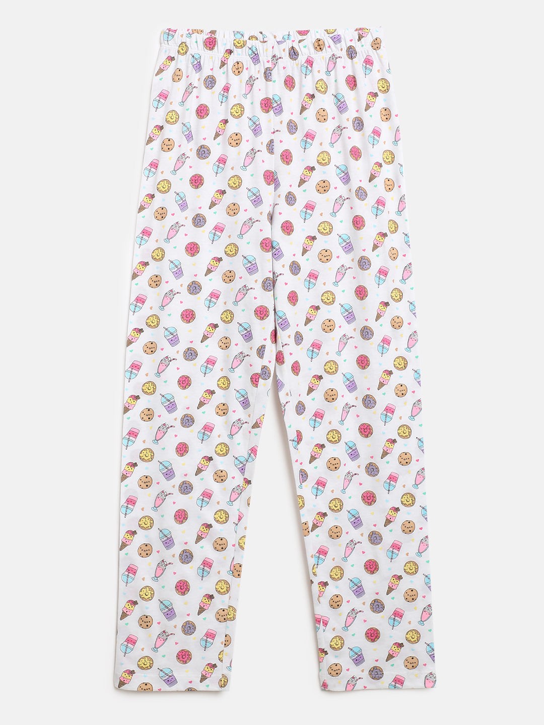 Girls Top & Pyjama Set - Unicorn Donut
