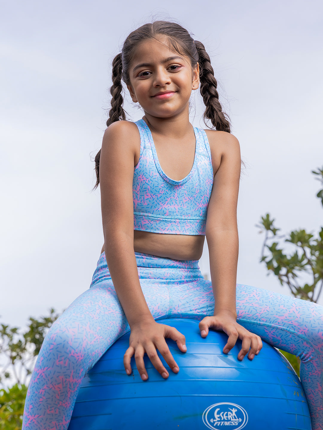 GIRLS SPORTS BRA - DONUT SPRINKLE (PADDED & NON-PADDED OPTIONS)