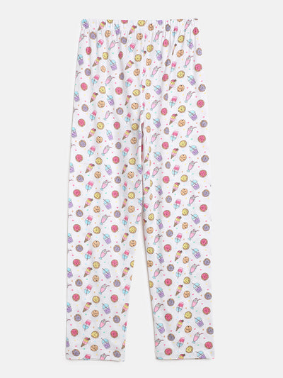 Girls Top & Pyjama Set - Unicorn Donut