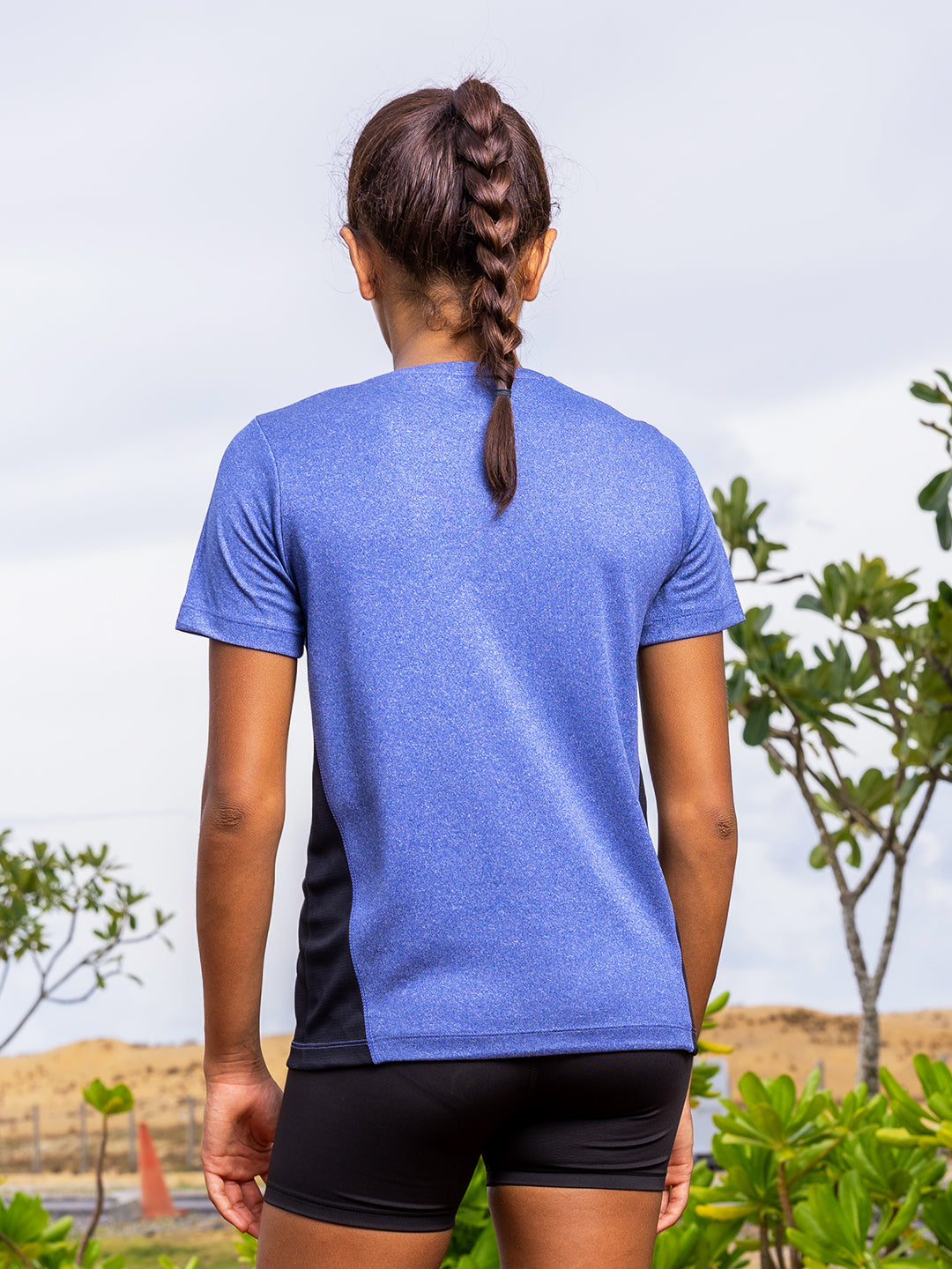 KIDS UNISEX SPORTS T-SHIRT – NAVY BLUE