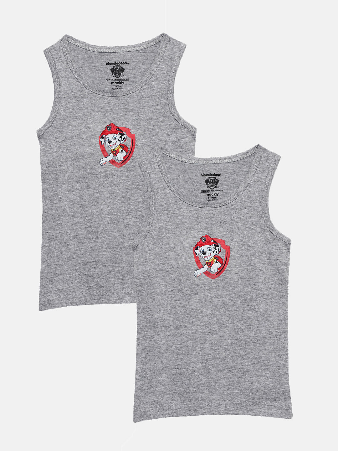 BOYS VEST, GREY MELLANGE