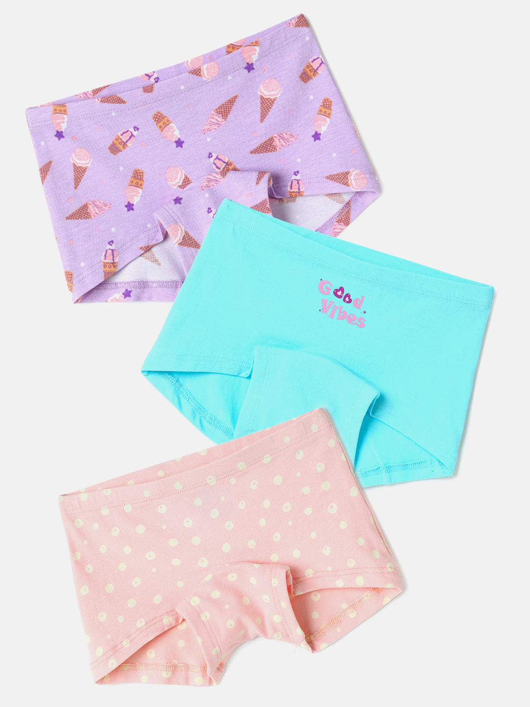 Mackly Girls Boxer - Pack of 3