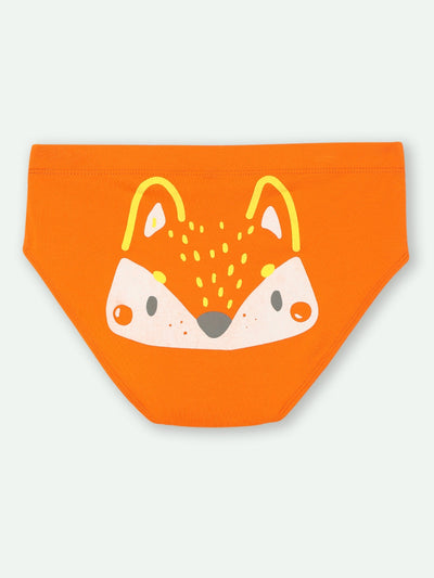 BOYS BRIEF, ORANGE/BLUE/GREEN