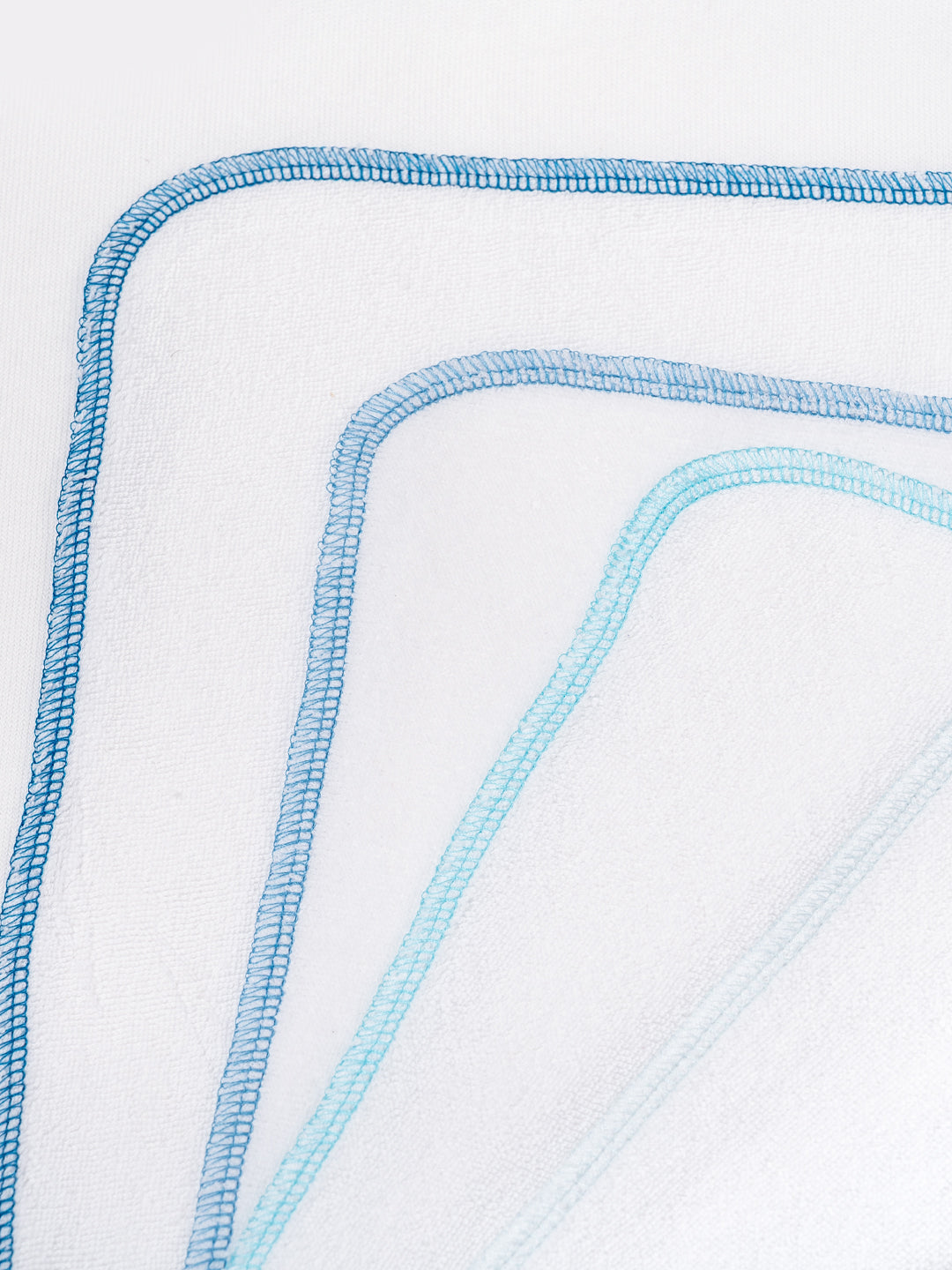 Babyclan Muslin Terry Towel – Pack of 4 | Soft Muslin & Absorbent Terry for Newborns