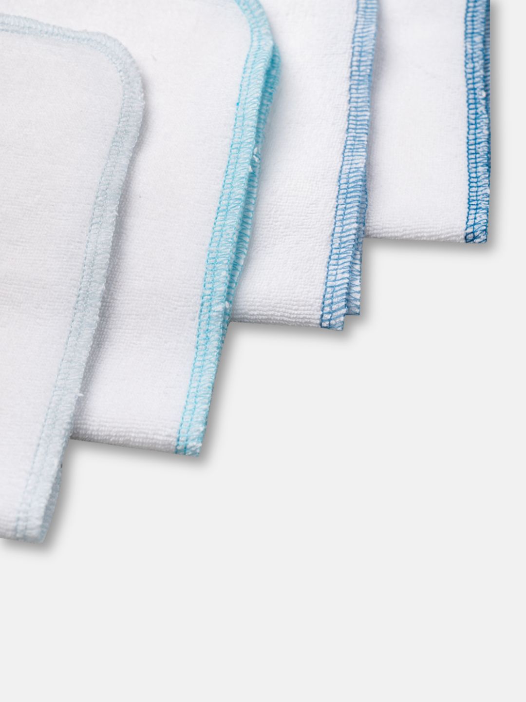 Babyclan Muslin Terry Towel – Pack of 4 | Soft Muslin & Absorbent Terry for Newborns