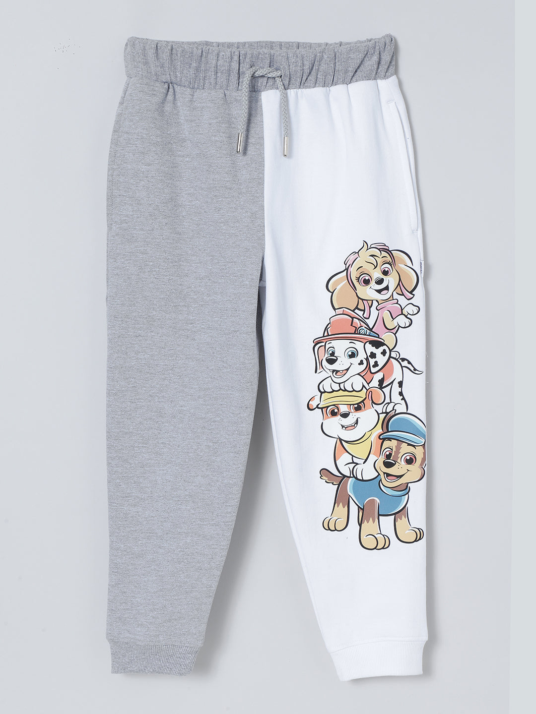 KIDS PAW PATROL PRINTED TRACKPANT, GREY MELLANGE