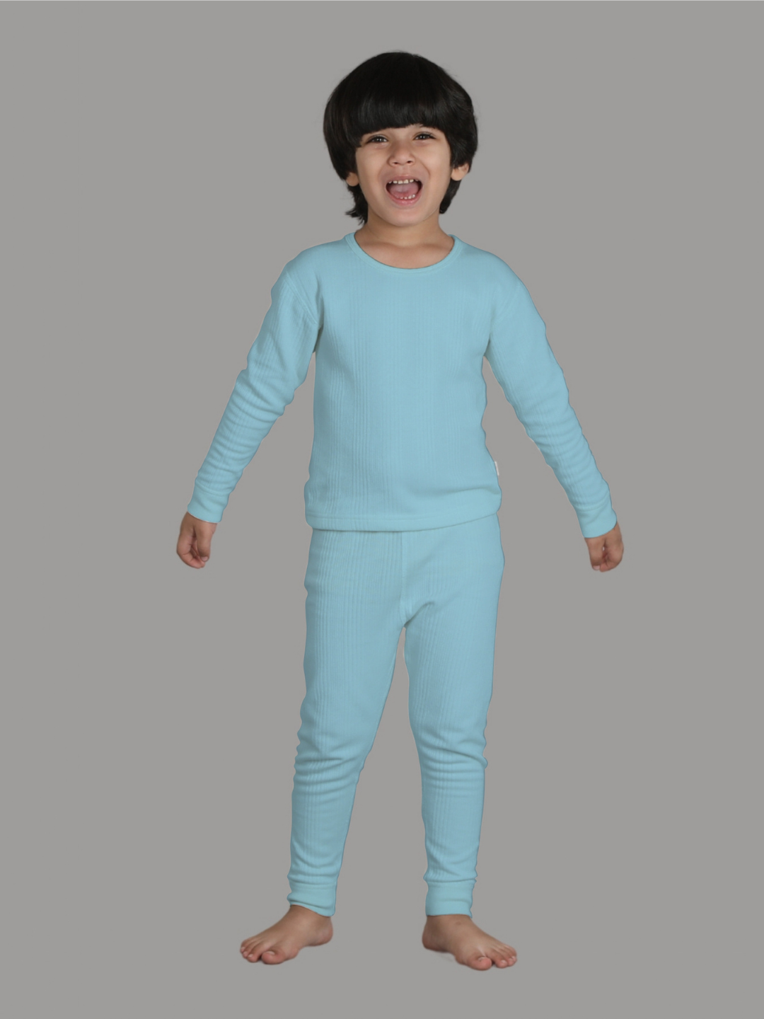 Kids Unisex Thermal Set - Sky Blue